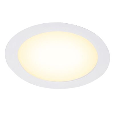 Bílý downlight hliníkový, Umbriel, 9W, LED 3000 K, IP44
