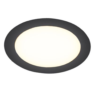 Černý downlight hliníkový, Umbriel, 9W, LED 4000 K, IP44