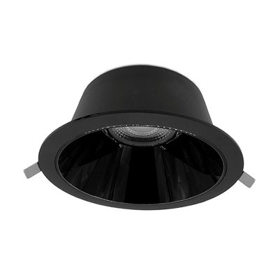 Černý downlight hliníkový, Maud, 16W, LED white switch, IP22