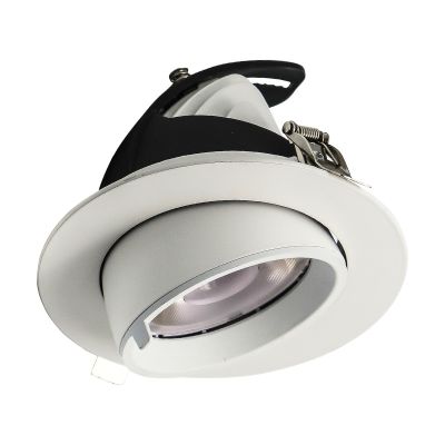 Bílý downlight hliníkový, Anjuli, 20W, LED white switch