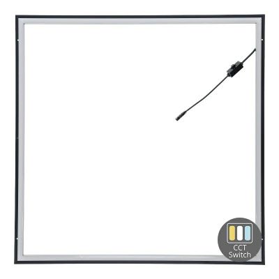 LED rámový panel 60x60 - 37W - bílý vypínač - UGR<21 - boční osvětlení