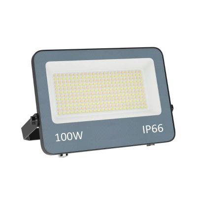 Šedý hliníkový reflektor, Ilay, 100 W, bílý LED spínač, IP66