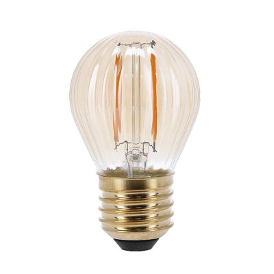 Stmívatelná LED žárovka E27, jantarová, 2W, 2000K