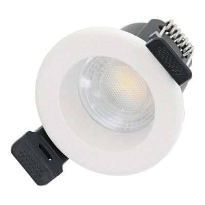 Bílé hliníkové zapuštěné svítidlo, Magus, 4W, bílý LED spínač, IP65