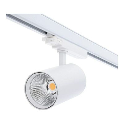 Bílé třífázové hliníkové bodové světlo, Rozina, 10W/20W/30W, bílý LED vypínač