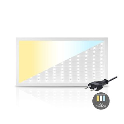 LED panel 60x120 - 50W - bílý vypínač - UGR<19 - podsvícený