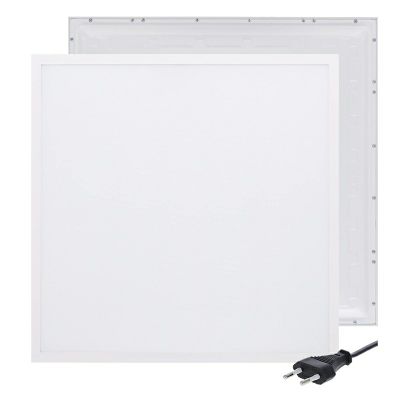 LED panel 62x62 - 30W - bílý vypínač - UGR<19 - podsvícený