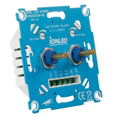 Dvojitý LED stmívač - 2x0,3-200W