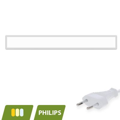 LED panel 15x120 - 30W - bílý vypínač - UGR<19 - podsvícený