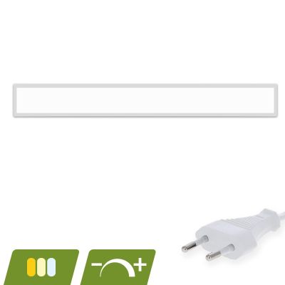 LED panel 15x120 - 30W - bílý vypínač - UGR<19 - stmívatelný - podsvícený
