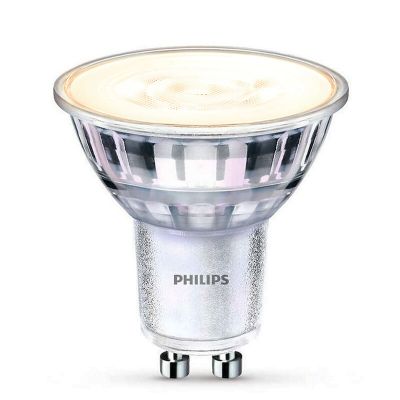Stmívatelná LED žárovka Philips GU10, Pascal, průhledná, 4W, 2700K