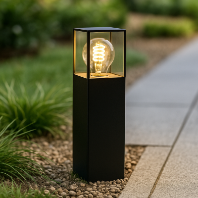 Moderní venkovní světlo černá, Sanel, IP44