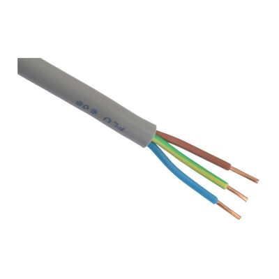 5metrový vnější kabel XMVK 3 x 2,5 mm, šedý