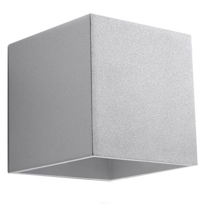 Hliníková lampa up down šedá, Andro