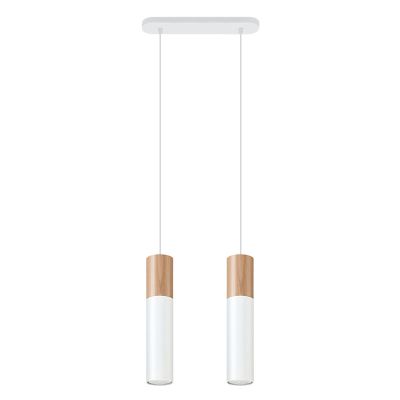 Hliníkové závěsné světlo bílé, Francesca