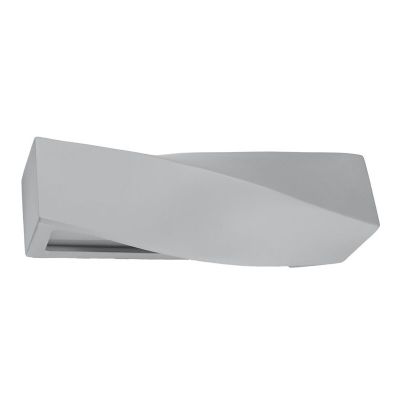 Skleněná lampa up down šedá, Annick