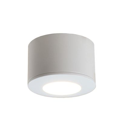 Hliníkové přisazené stropní svítidlo na verandu bílé, Vasso, 3W, LED 2700 K, IP44