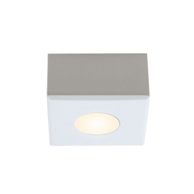 Hliníkové přisazené stropní svítidlo na verandu bílé, Fredo, 3W, LED 2700 K, IP44