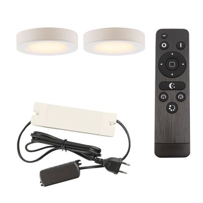 Hliníkové světlo pod kuchyňskou linku bílé, Sana, 3W, LED 2700 K, s dálkovým ovládáním