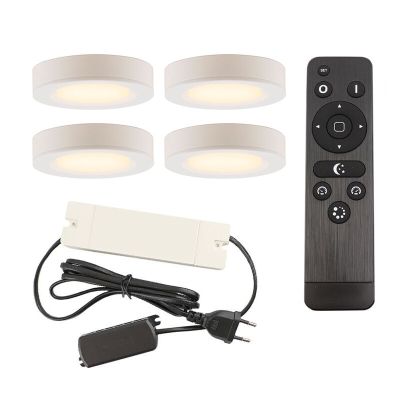 Hliníkové světlo pod kuchyňskou linku bílé, Sana, 3W, LED 2700 K, s dálkovým ovládáním