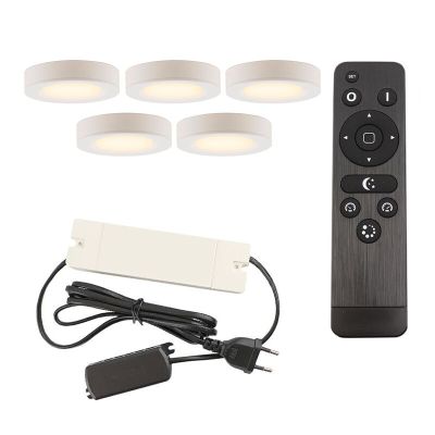 Hliníkové světlo pod kuchyňskou linku bílé, Sana, 3W, LED 2700 K, s dálkovým ovládáním