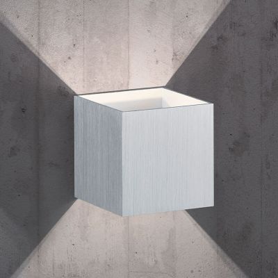 Šedá lampa up down moderní, Eva, 4,3W, LED 3000 K