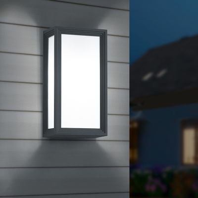 Antracité venkovní světlo moderní, Fidel, IP54