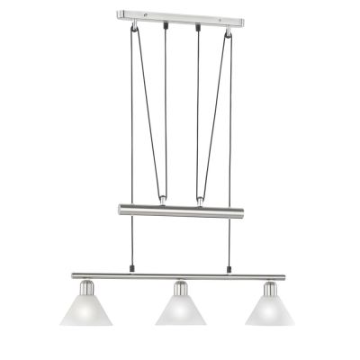 Niklové závěsné světlo klasické, Portland