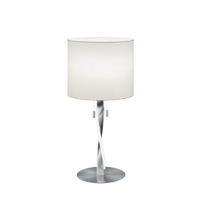 Niklová stolní lampa moderní, Ramten, 3W, LED 3000 K, s tahovým vypínačem