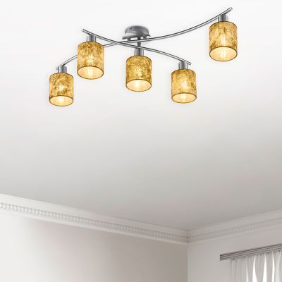 Černé stropní světlo moderní, Kyan