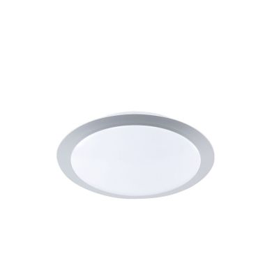 Stříbrné stropní světlo plastové, Ramsgate, 9W, LED 3000 K