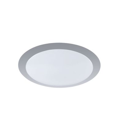 Stříbrné stropní světlo plastové, Ramsgate, 12W, LED 3000 K