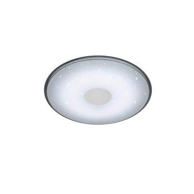 Bílé stropní světlo moderní, Levain, 30W, LED nastavitelný od teplé po studenou bílou, s dálkovým ovládáním