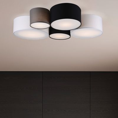 Vícebarevné stropní světlo látkové, Ledbury