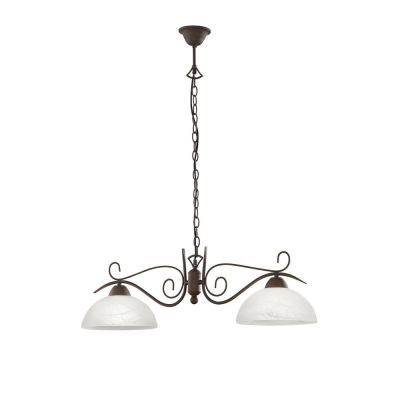 Bílé závěsné světlo klasické, Jared