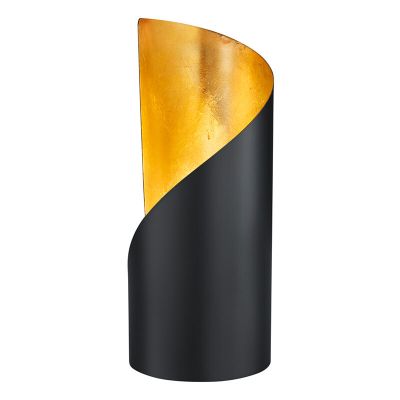 Černá stolní lampa moderní, Berdine, s vypínačem