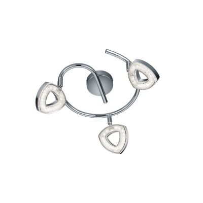 Chromové nástěnné světlo moderní, Vayannah, 4,5W, LED 3000 K