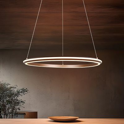 Hnědé závěsné světlo moderní, Jiry, 48W, LED white switch, s 3stupňovým stmíváním