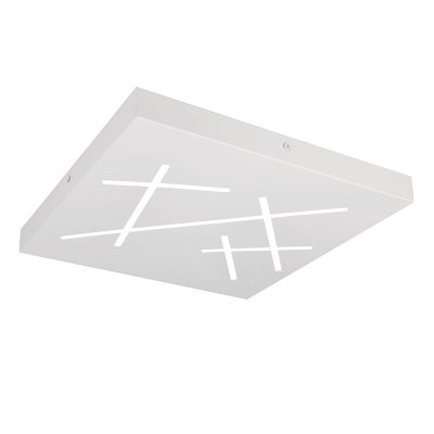 Bílé stropní světlo designové, Eelco, 24W, LED nastavitelný od teplé po studenou bílou, s 3stupňovým stmíváním