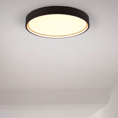 Černé stropní světlo moderní, Destin, 29W, LED white switch