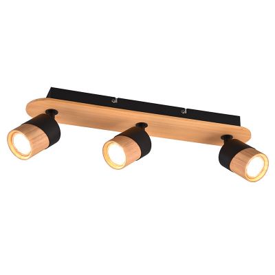 Dřevěné stropní bodové světlo rustikální, Carine