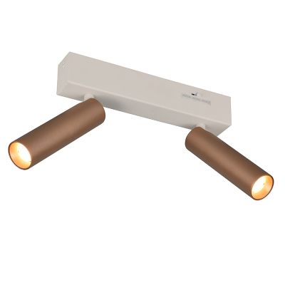 Hnědé stropní bodové světlo moderní, Smail, 5,5W, LED white switch, s 3stupňovým stmíváním