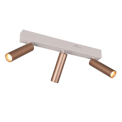 Hnědé stropní bodové světlo moderní, Smail, 5,5W, LED white switch, s 3stupňovým stmíváním
