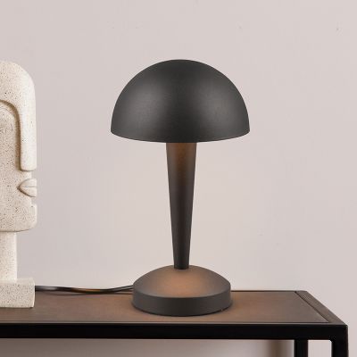Černá stolní lampa moderní, Delila, s dotykovým stmívačem