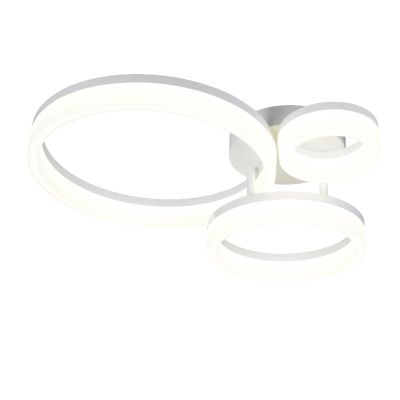 Bílé stropní svítidlo designové, Ufuk, 32W, LED 4000 K