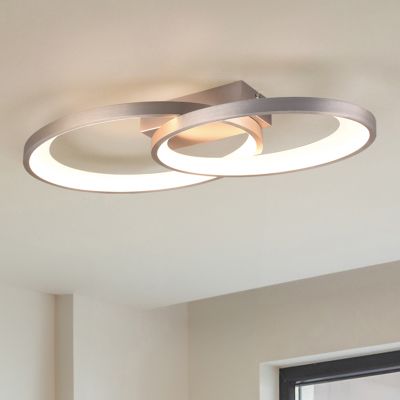 Niklové stropní světlo moderní, Ersan, 25W, LED 3000 K