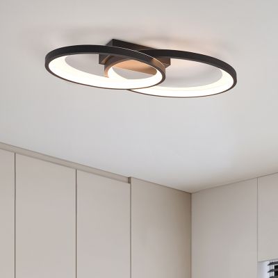 Černé stropní světlo moderní, Ersan, 25W, LED 3000 K