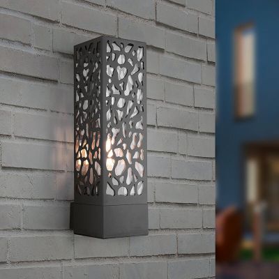 Antracité venkovní světlo moderní, Tobias, IP44