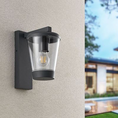 Antracité venkovní světlo moderní, Kerstin, IP44