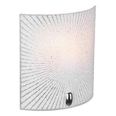 Chromové nástěnné světlo kovové, Quinten